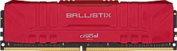 Оперативна пам'ять Crucial DDR4 8GB 3000MHz Ballistix (BL8G30C15U4R) Red