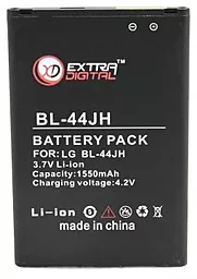 Акумулятор LG P700 Optimus L7 / BL-44JH / BML6243 (1550 mAh) ExtraDigital