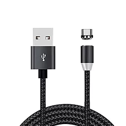 USB Кабель XoKo SC-355m Magneto USB Type-C Cable Black (SC-355a MGNT-BK)