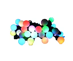 Гірлянда Xmas LED 20 кульки матові міні Мультиколір - фото Гірлянда Xmas LED 20 кульки матові міні Мультиколір