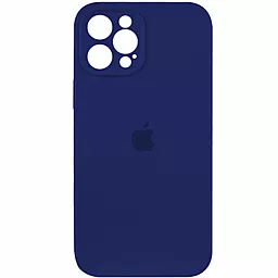 Чохол Silicone Case Full Camera Protective для Apple iPhone 12 Pro Navy Blue
