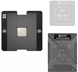 BGA трафарет (для реболлинга) Amaoe iPhone X-14 LCD IC с платформой - фото BGA трафарет (для реболлинга) Amaoe iPhone X-14 LCD IC с платформой