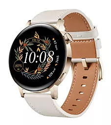 Смарт-годинник Huawei Watch GT 3 42mm Frosty White (55027150) - фото Смарт-годинник Huawei Watch GT 3 42mm Frosty White (55027150)