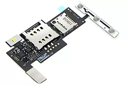 Конектор SIM-карти LG P970 Optimus з кнопками регулювання гучності на шлейфе - фото Конектор SIM-карти LG P970 Optimus з кнопками регулювання гучності на шлейфе