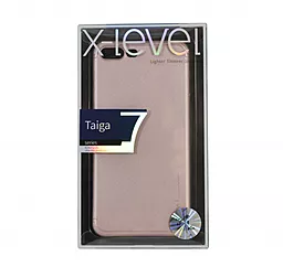 Чехол X-Level Taiga для iPhone 7/8 Rose Gold - миниатюра 2