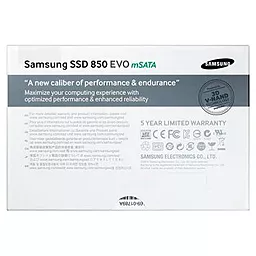 Накопичувач SSD Samsung 850 EVO mSATA 120GB (MZ-M5E120BW) - мініатюра 6