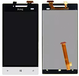 Дисплей HTC Windows Phone 8S (A620e) з тачскріном, White