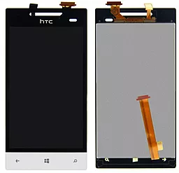Дисплей HTC Windows Phone 8S (A620e) с тачскрином, White - фото Дисплей HTC Windows Phone 8S (A620e) с тачскрином, White