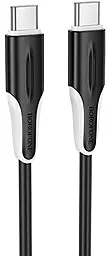 Кабель Borofone BX119 New USB Type-C - Type-C 60w 3a 1м PD cable Black - фото Кабель Borofone BX119 New USB Type-C - Type-C 60w 3a 1м PD cable Black