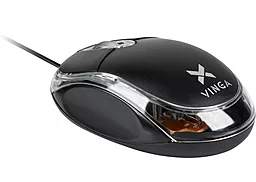 Комп'ютерна мишка Vinga MS201BK Black - мініатюра 3