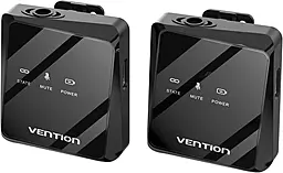 Микрофон Vention USB Type-C 2-Pack Wireless Lavalier Black (NCBB0) - фото Микрофон Vention USB Type-C 2-Pack Wireless Lavalier Black (NCBB0)