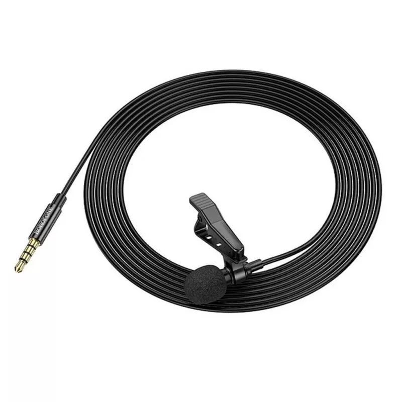 Мікрофон Borofone BFK11 Jack 3.5 Black - фото 5