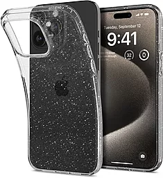Чохол Spigen Liquid Crystal Glitter для Apple iPhone 15 Pro Max Crystal Quartz (ACS06559)