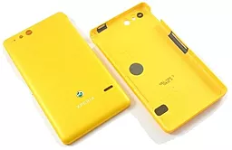 Задняя крышка корпуса Sony Xperia Go ST27i Original Yellow