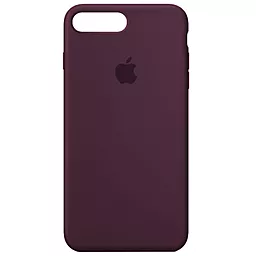 Чехол Silicone Case Full для Apple iPhone 7 Plus, iPhone 8 Plus plum - фото Чехол Silicone Case Full для Apple iPhone 7 Plus, iPhone 8 Plus plum