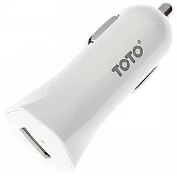 Автомобильное зарядное устройство TOTO TZG-03 Car charger White - миниатюра 2
