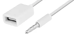 Аудио-переходник EasyLife USB to AUX White - фото Аудио-переходник EasyLife USB to AUX White