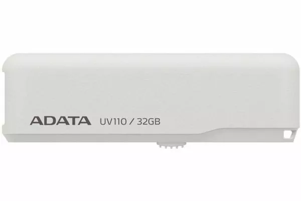 Флешка ADATA UV110 32GB (AUV110-32G-RWH) White - фото 1