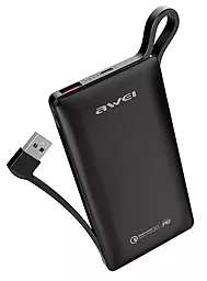 Повербанк Awei P43K 10000 mAh Black - фото Повербанк Awei P43K 10000 mAh Black