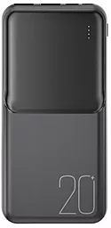 Повербанк XO PR252 Lighted 20000mAh Black - фото Повербанк XO PR252 Lighted 20000mAh Black