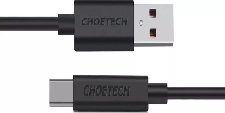 Кабель Choetech USB-A - Type-C 12w 2.4a 3м cable Black (AC0004) - фото 2