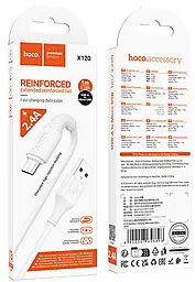Кабель Hoco X120 USB-A - micro USB 12w 2.4a 1м cable White - миниатюра 5 Кабель Hoco X120 USB-A - micro USB 12w 2.4a 1м cable White - миниатюра 5