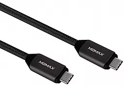 Кабель USB Momax Elite Link Type-C PD USB 3.1 Cable Black (DTC10D) - миниатюра 2