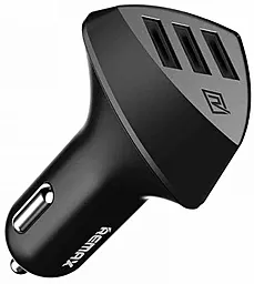 Автомобильное зарядное устройство Remax RCC-304 21w 3xUSB-A ports car charger Black (RCC-304) - фото Автомобильное зарядное устройство Remax RCC-304 21w 3xUSB-A ports car charger Black (RCC-304)