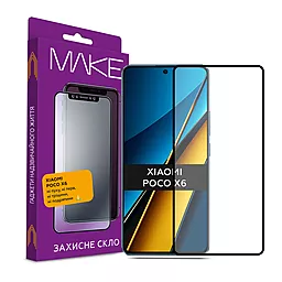 Защитное стекло MAKE для Xiaomi Poco X6 (MGF-XPX6)