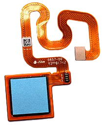 Шлейф Xiaomi Redmi 5 с сканером отпечатка пальца, Original Blue - фото Шлейф Xiaomi Redmi 5 с сканером отпечатка пальца, Original Blue