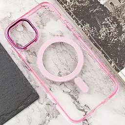 Чехол Epik Iris with MagSafe для Apple iPhone 14 Pink - миниатюра 5 Чехол Epik Iris with MagSafe для Apple iPhone 14 Pink - миниатюра 5