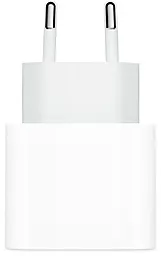 Мережевий зарядний пристрій з швидкою зарядкою Apple Original 18W power adapter white (MU7V2)