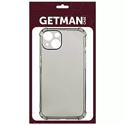 Чехол GETMAN Ease logo для Apple iPhone 14 Plus (6.7") Серый (прозрачный) - миниатюра 6