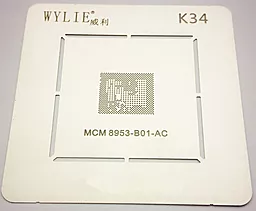 BGA трафарет (для реболінгу) WYLIE K34 для MCM 8953-B01-AC