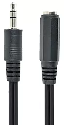 Аудио удлинитель Gembird mini Jack 3.5mm M/F 1.5 м black (CCA-423) - миниатюра 2
