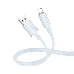 Кабель Borofone BX112 Lemon USB-A - Lightning 12w 2.4a 1м cable Blue - фото Кабель Borofone BX112 Lemon USB-A - Lightning 12w 2.4a 1м cable Blue