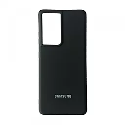 Чехол Epik Silicone Case Full для Samsung Galaxy S21 Ultra Black