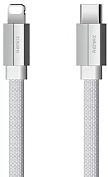Кабель Remax Kerolla USB Type-C - Lightning 15w 3a 1м сable Gray (RC-094c) - фото Кабель Remax Kerolla USB Type-C - Lightning 15w 3a 1м сable Gray (RC-094c)