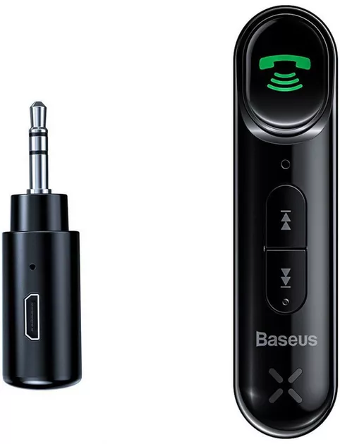 Bluetooth адаптер Baseus Qiyin AUX Car Bluetooth Receiver Black (WXQY-01) - фото 5