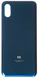 Задняя крышка корпуса Xiaomi Mi 8 Pro Blue - фото Задняя крышка корпуса Xiaomi Mi 8 Pro Blue