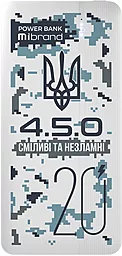 Повербанк Mibrand 4.5.0 20000 mAh 20W Snow Leopard (MI20K/4.5.0) - фото Повербанк Mibrand 4.5.0 20000 mAh 20W Snow Leopard (MI20K/4.5.0)