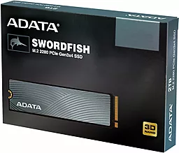 SSD Накопитель ADATA Swordfish 500 GB M.2 2280 (ASWORDFISH-500G-C) Gray - миниатюра 6