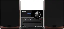 Колонки акустические Sharp XL-B517D Brown - фото Колонки акустические Sharp XL-B517D Brown