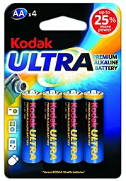 Батарейки Kodak AA / R6 ULTRA Premium 4шт