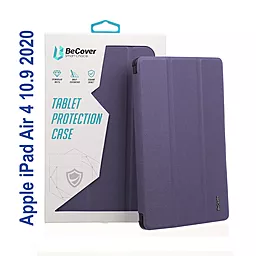 Чехол для планшета BeCover Soft Edge с креплением Apple Pencil для Apple iPad Air 10.9" 2020, 2022, iPad Pro 11" 2018, 2020, 2021, 2022 Purple (706823) - фото Чехол для планшета BeCover Soft Edge с креплением Apple Pencil для Apple iPad Air 10.9" 2020, 2022, iPad Pro 11" 2018, 2020, 2021, 2022 Purple (706823)