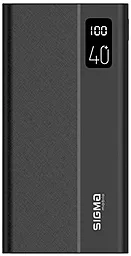 Повербанк Sigma mobile X-power 40000 mAh 22.5W PD/QC (SI40A3QL) Black