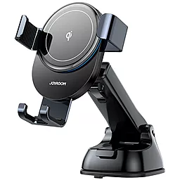 Тримач з бездротовою зарядкою, магнітний Joyroom JR-ZS212 Grey
