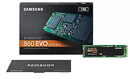 SSD Накопитель Samsung 860 EVO 1 TB M.2 2280 SATA 3 (MZ-N6E1T0BW)