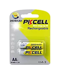 Аккумулятор PKCELL AA / R6 2600mAh 2шт (PC/AA2600-2B)