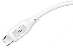 Кабель USB Usams US-SJ619 18w 3a USB Type-C cable white (SJ619USB02) - миниатюра 2